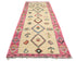 13 Feet Moroccan Beige Hand Woven Wool Runner Rug